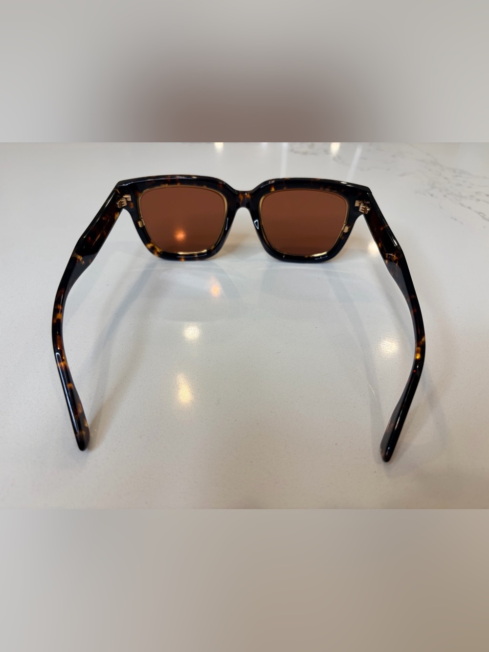 Gucci GG1151S Havana Brown Oversized Butterfly Sunglasses w/ Case - Picture 9 of 14